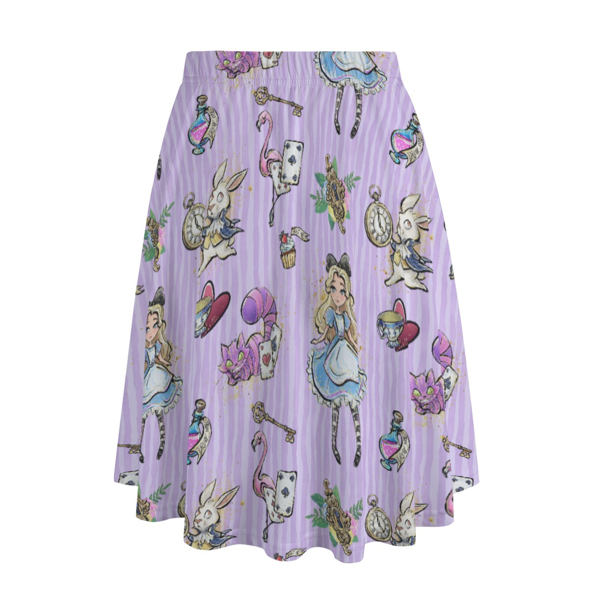 Whimsical Curious Adventure - Women's Pocket Midi Skirt