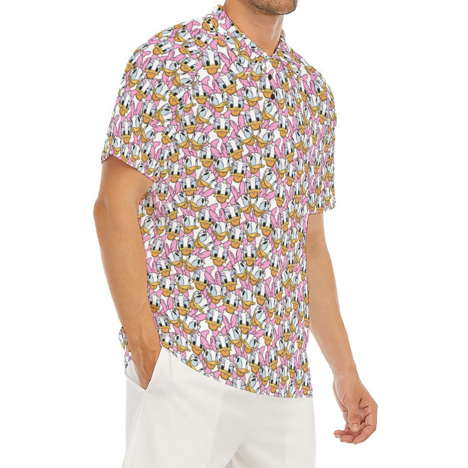 Many Faces of Sassy Duck - Men's Polo Shirt