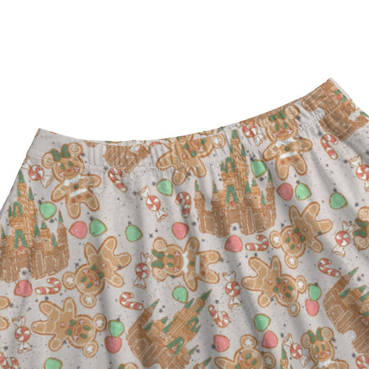 Festive Gingerbread Treats - Women's Pocket Midi Skirt