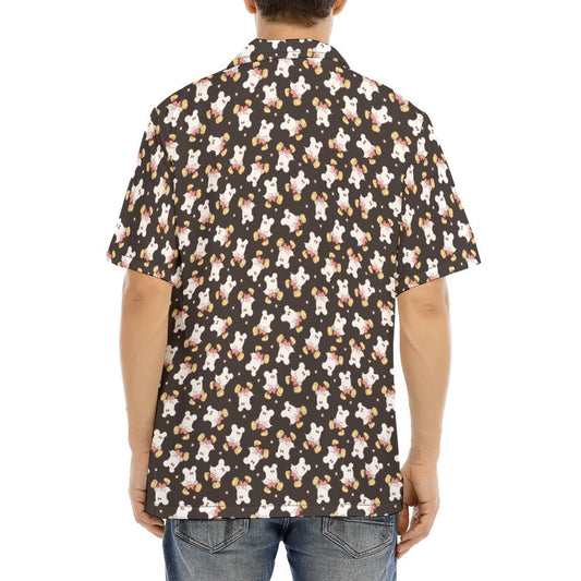 Ghostly Mouse - Men's Hawaiian Button Up Shirt