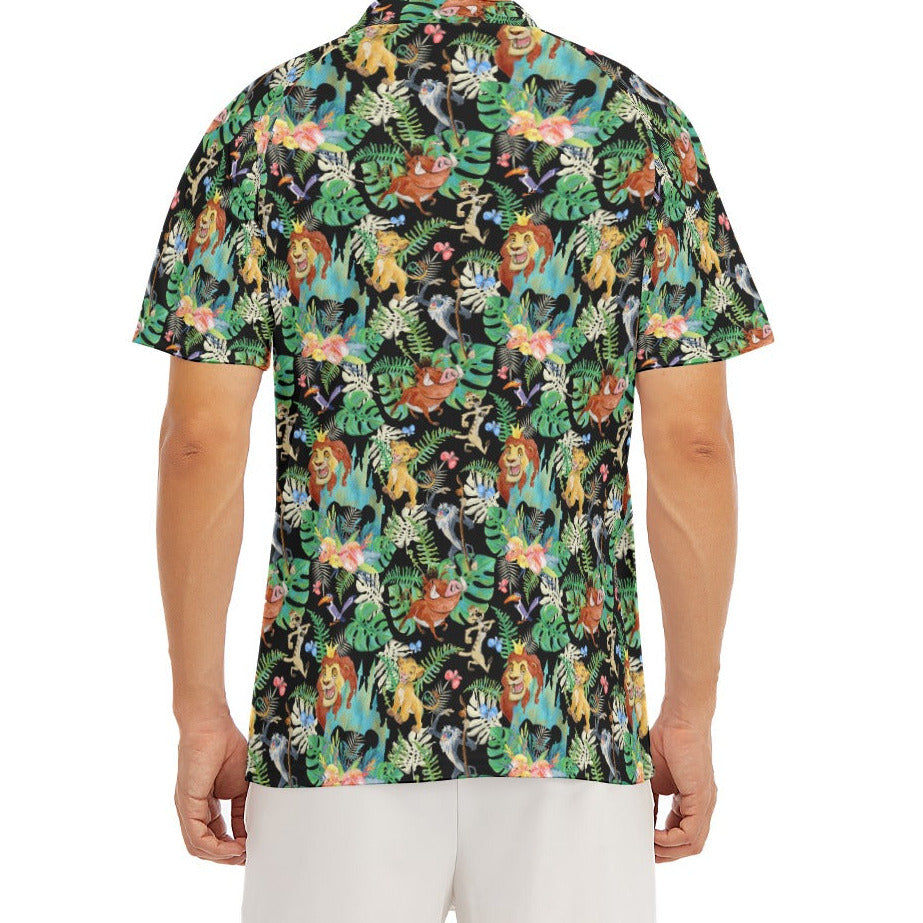 Watercolor Jungle Pride - Men's Polo Shirt