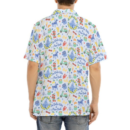 Sweet Life Pixie Dust - Men's Hawaiian Button Up Shirt