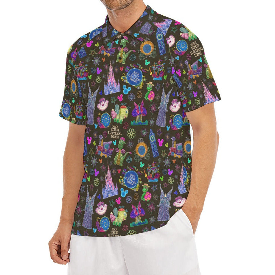 Main Street Neon Parade - Men's Polo Shirt