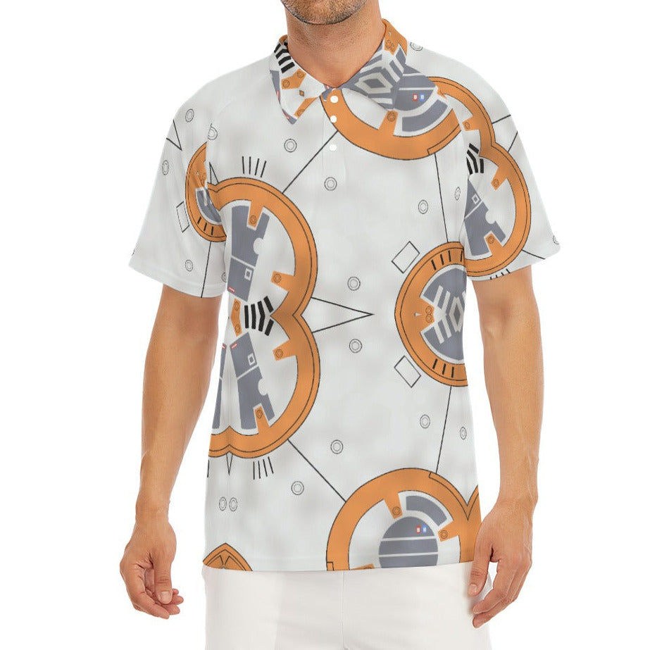 Little Round Droid - Men's Polo Shirt