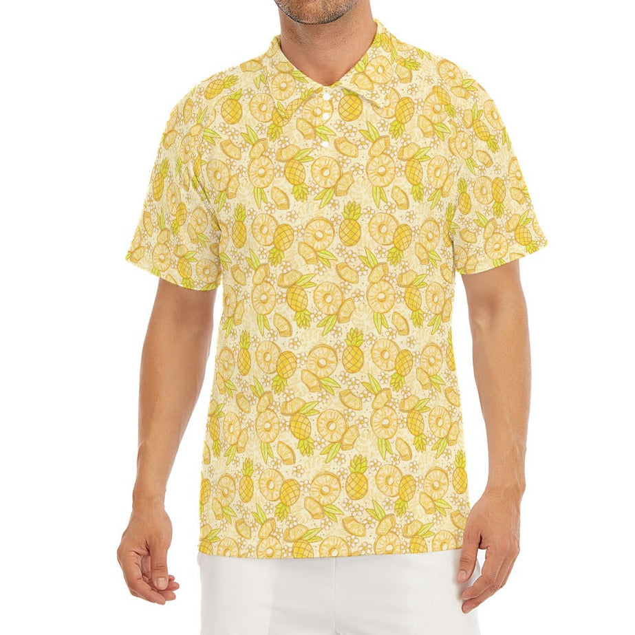 Summer Fruits - Pineapple - Men's Polo Shirt