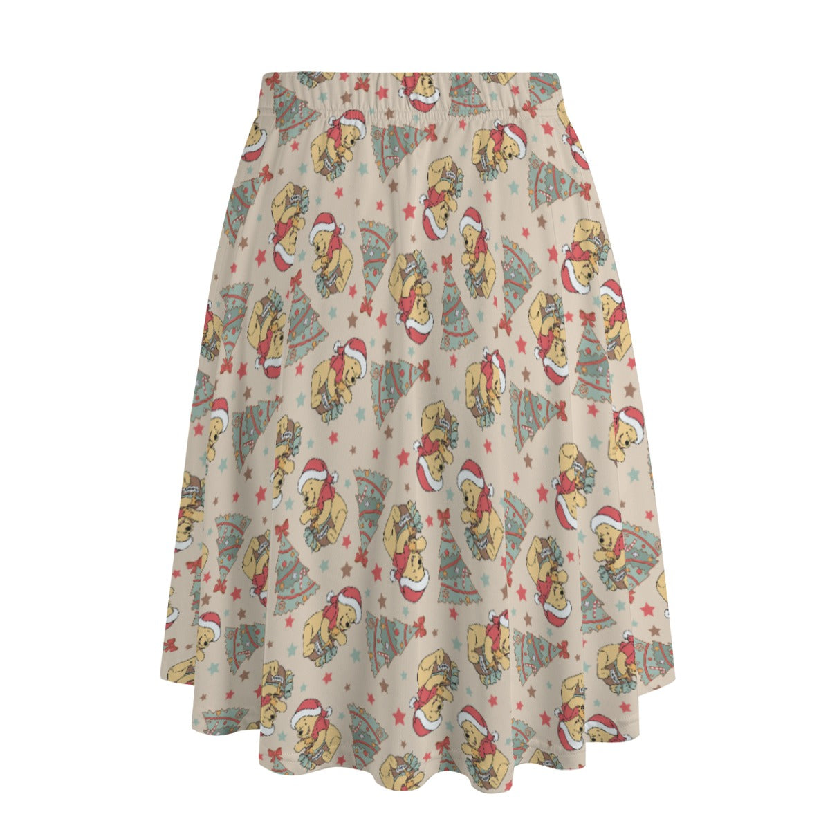 Cozy Bear Holiday Cheer - Women's Pocket Midi Skirt