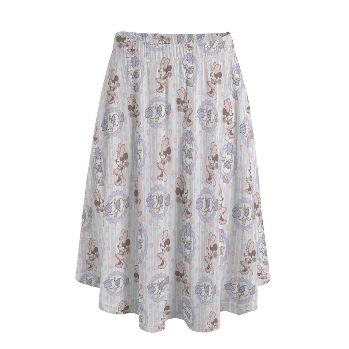 Sweet Springtime Style Duo - Women's Pocket Midi Skirt