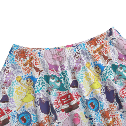 Floral Emotions - Women's Pocket Midi Skirt