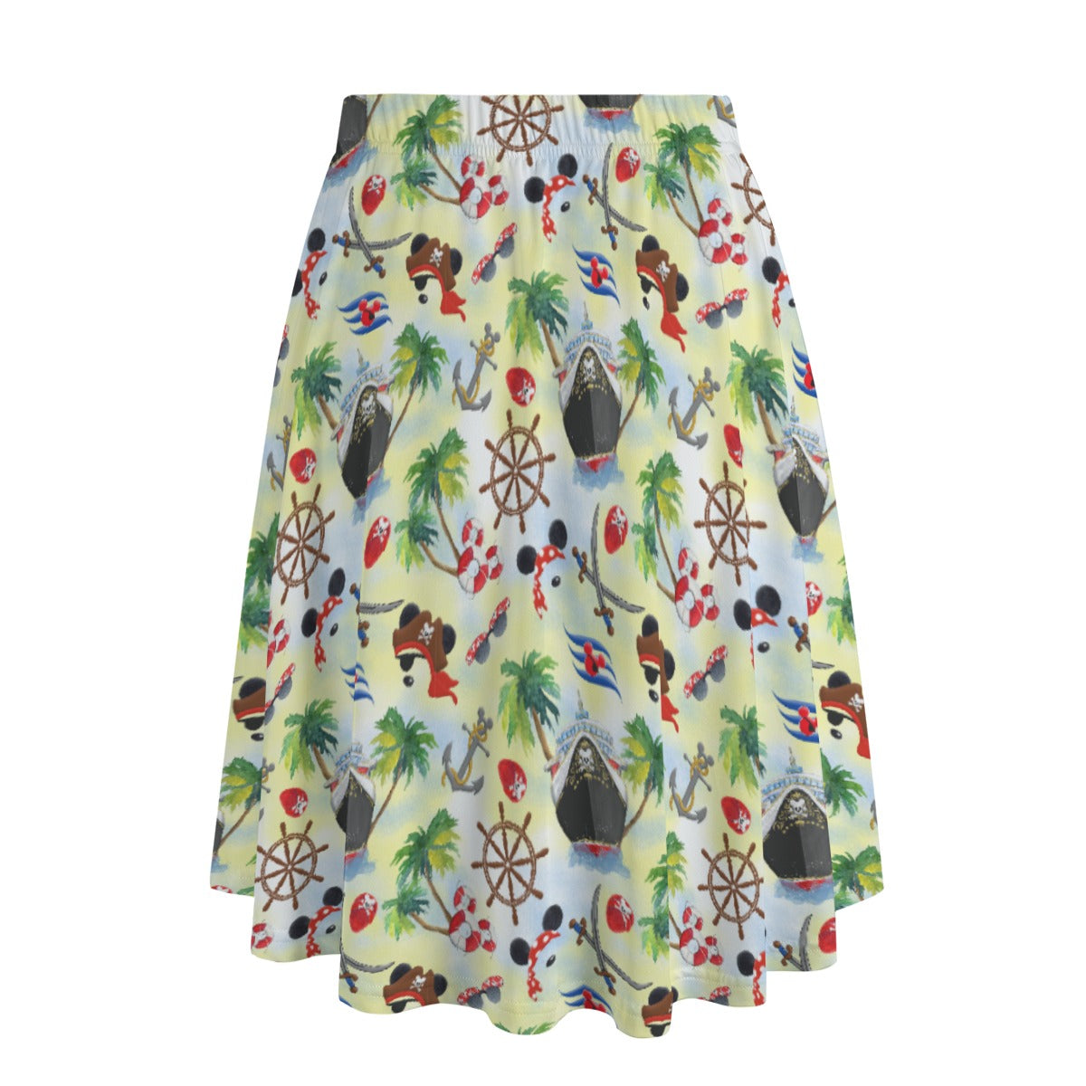 Pirate Night Cruise - Women's Pocket Midi Skirt