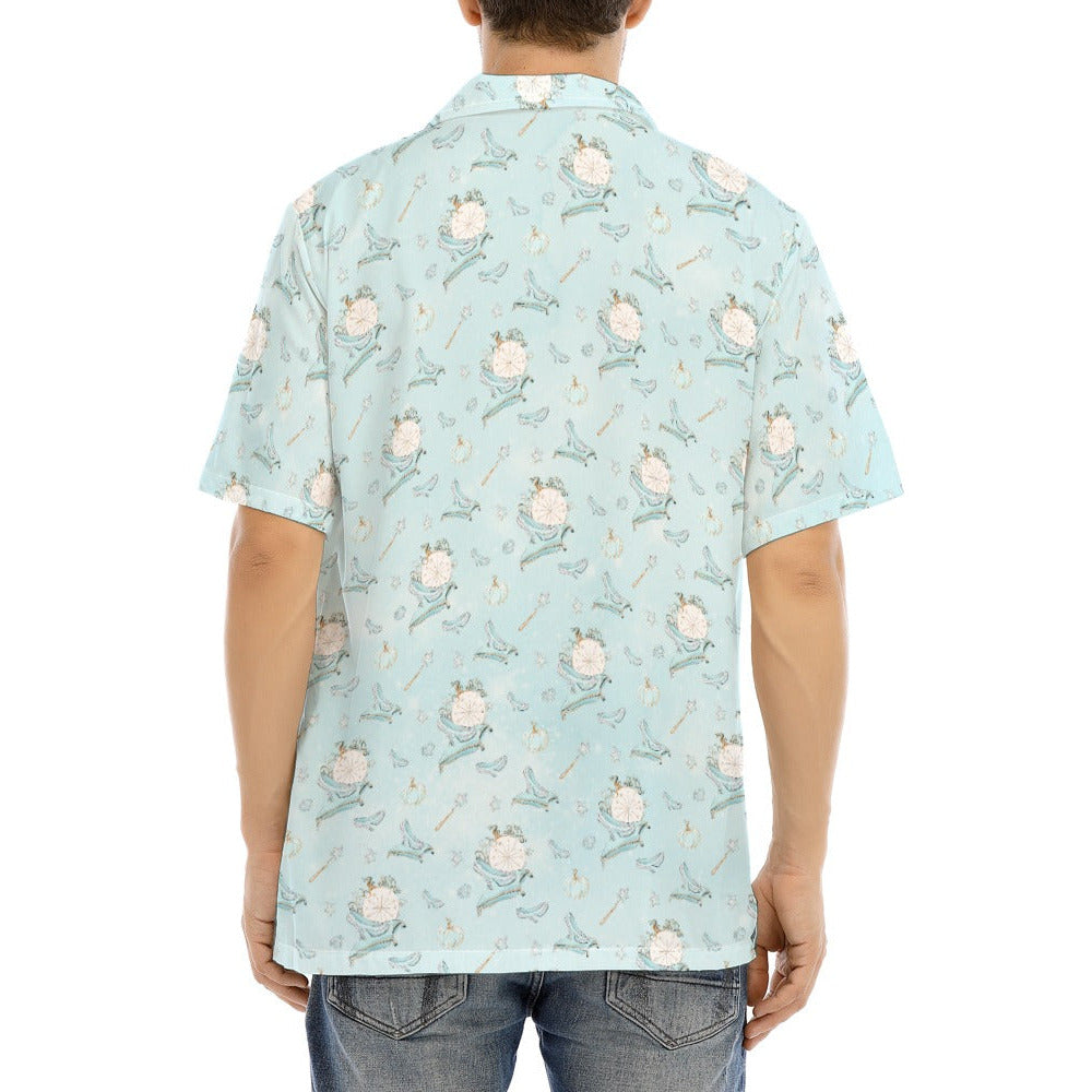 Enchanted Glass Slipper - Men's Hawaiian Button Up Shirt