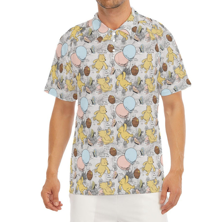 Silly Old Bear - Men's Polo Shirt