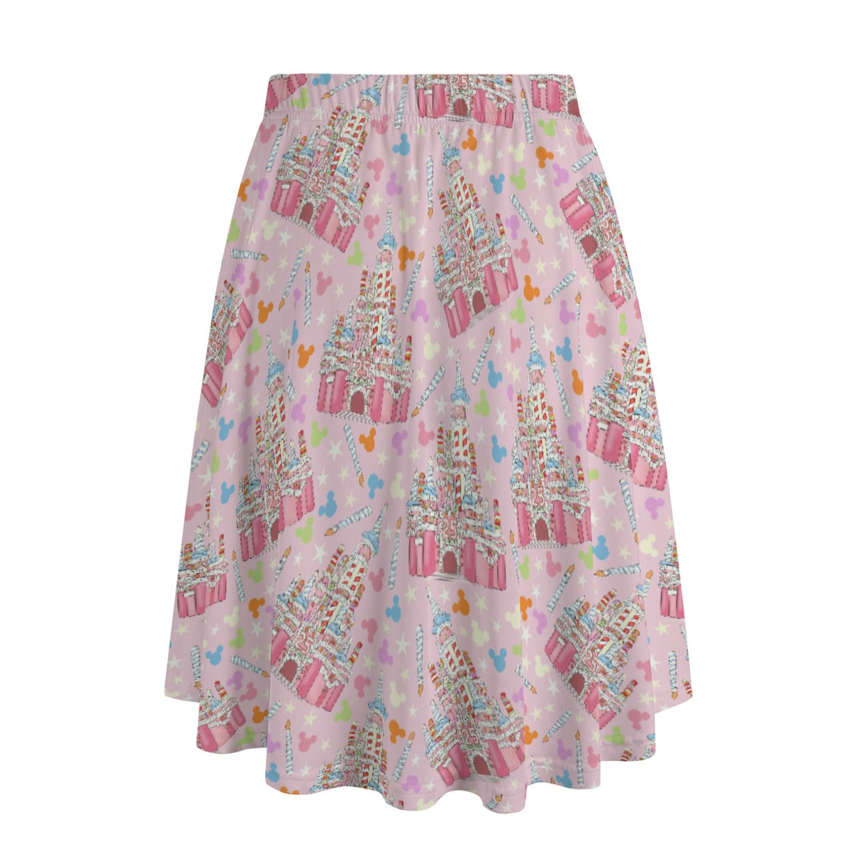 25th Birthday Cake Castle - Women's Pocket Midi Skirt