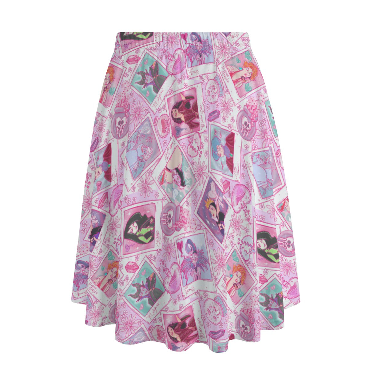 Poisoned Heart Villaintine - Women's Pocket Midi Skirt