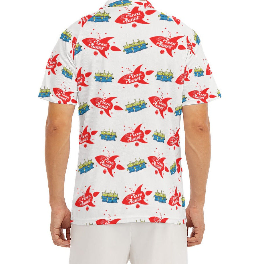 Galactic Rocket Party - Men's Polo Shirt