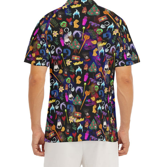 Villainous Icons Collage - Men's Polo Shirt