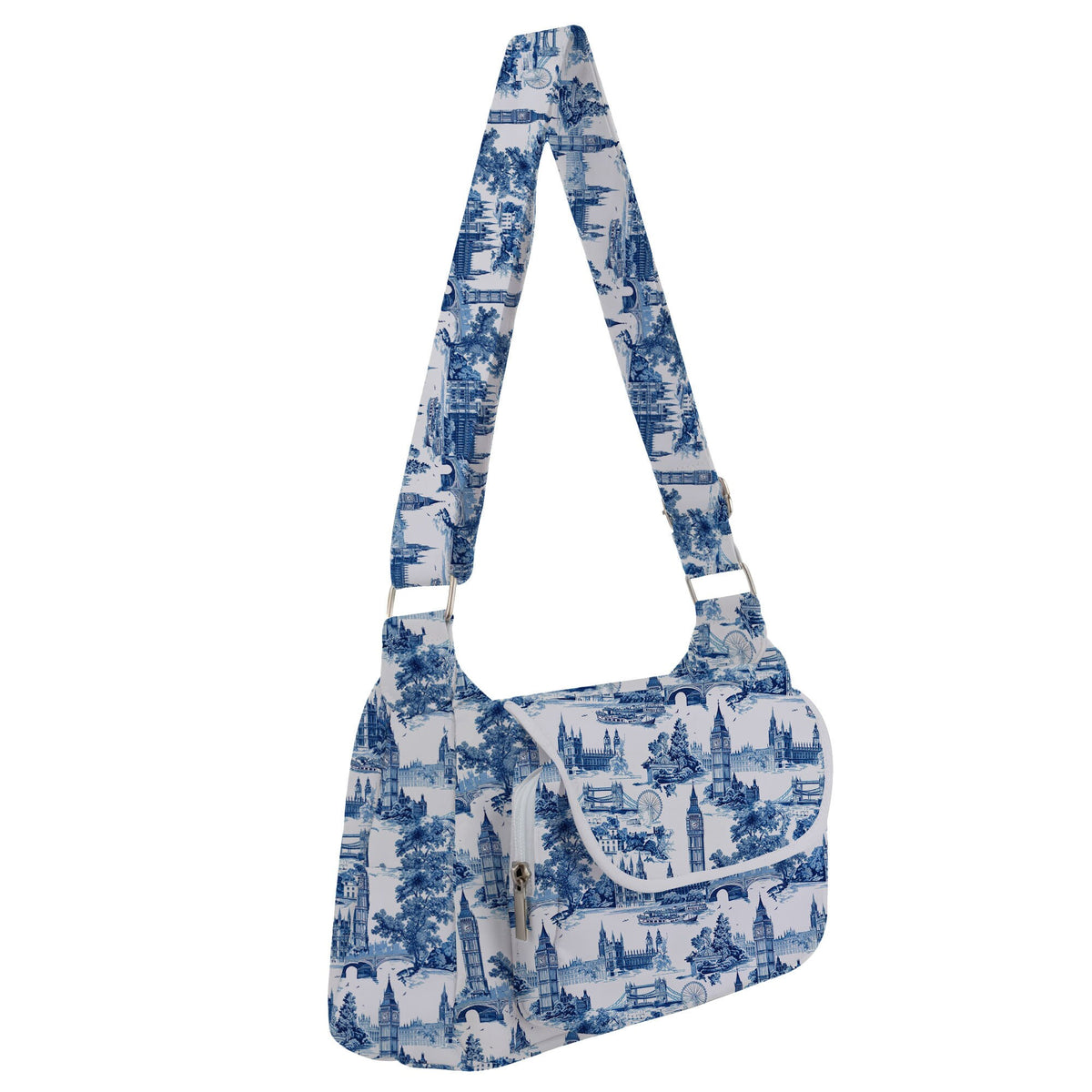 London in Toile de Jouy Style - Digital Seamless Pattern