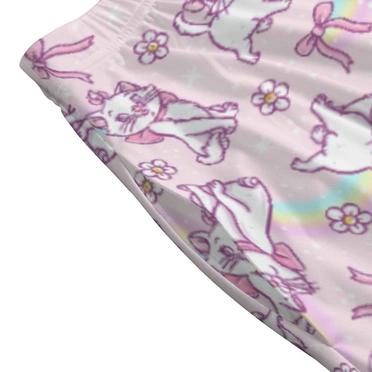 Rainbow Bow Kitty - Women's Pocket Midi Skirt