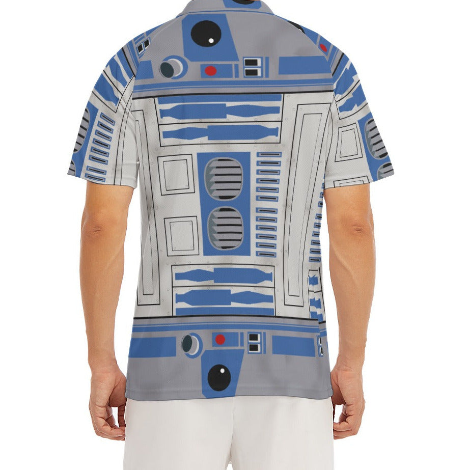 Little Blue Droid - Men's Polo Shirt