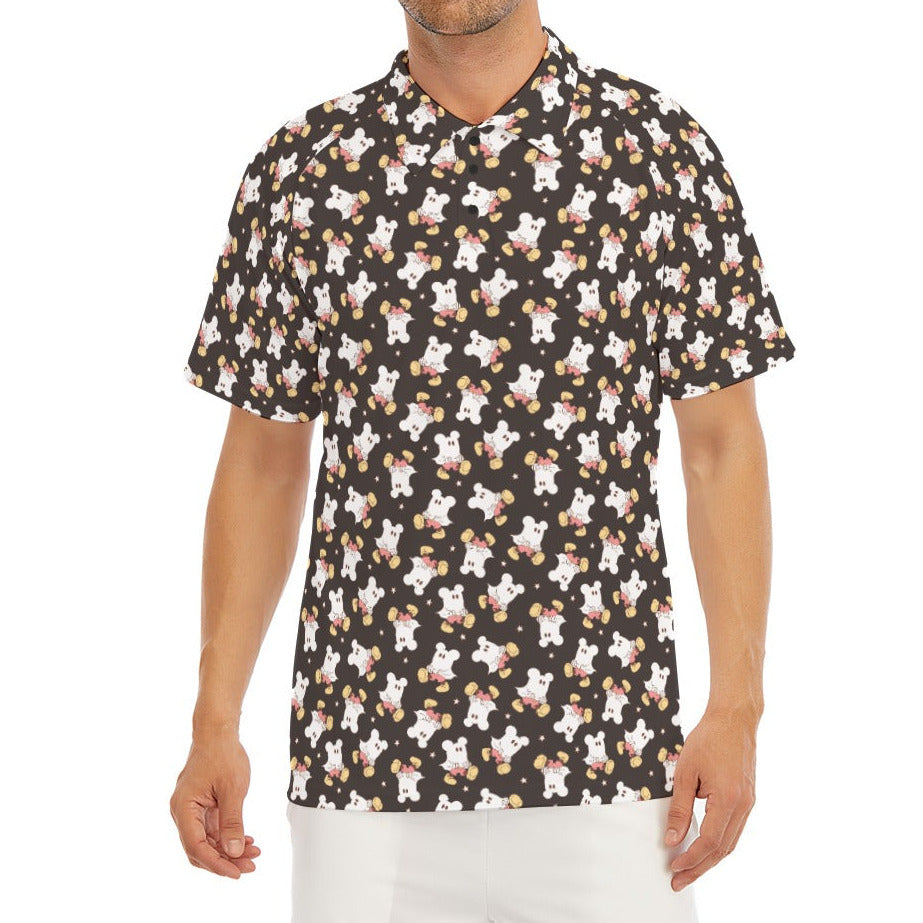 Ghostly Mouse - Men's Polo Shirt