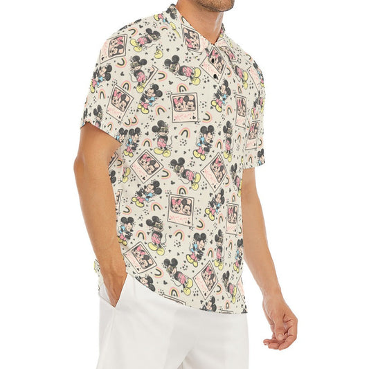 Retro Camera Mouse - Men's Polo Shirt