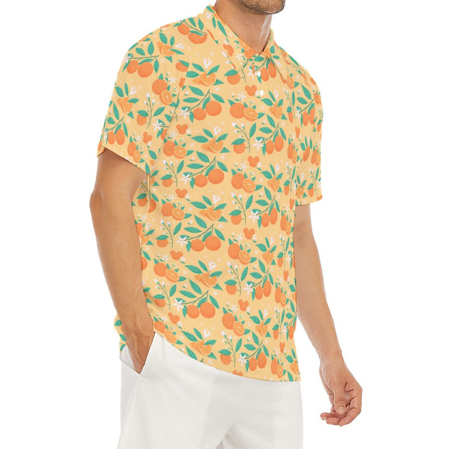 Hidden Citrus Delight - Men's Polo Shirt