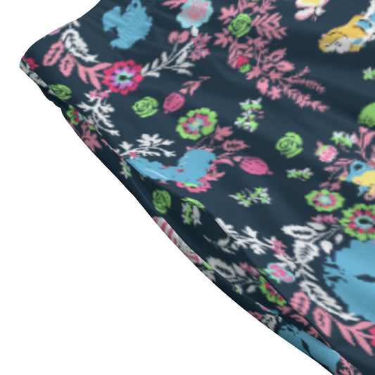 Garden Whimsy - Wonderland Dreams - Women's Pocket Midi Skirt