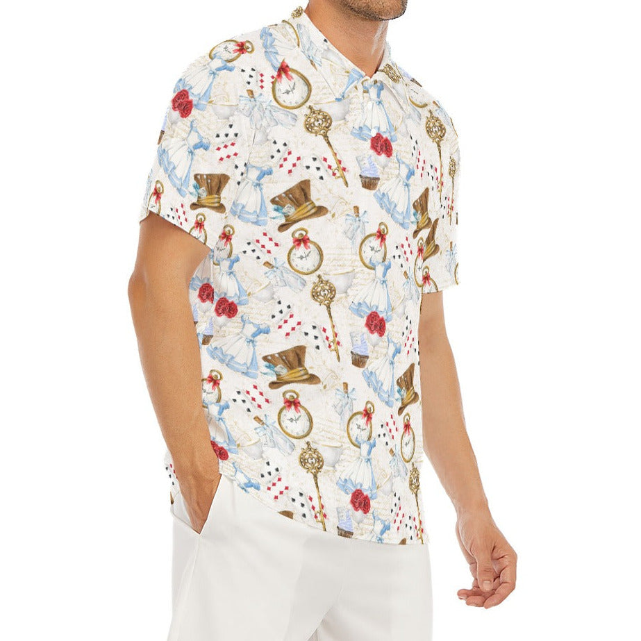 Curious Wonderland Icons - Men's Polo Shirt