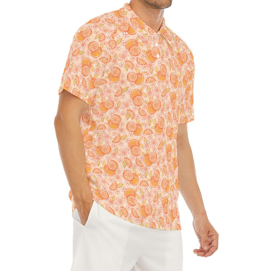 Summer Fruits - Oranges - Men's Polo Shirt