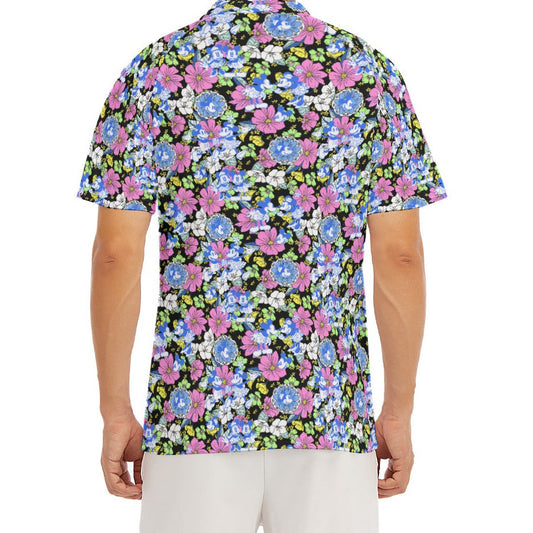 Garden Whimsy - Vintage Mouse Romance - Men's Polo Shirt