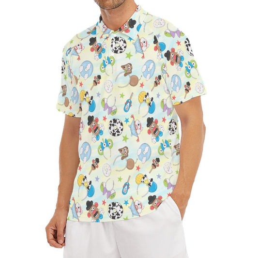 Playful Toy Style Icons - Men's Polo Shirt