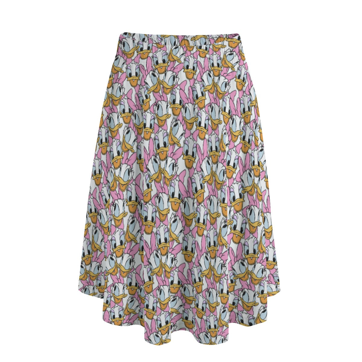 Many Faces of Sassy Duck - Women's Pocket Midi Skirt