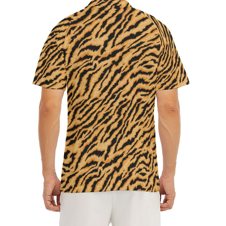 Animal Print - Tiger - Men's Polo Shirt