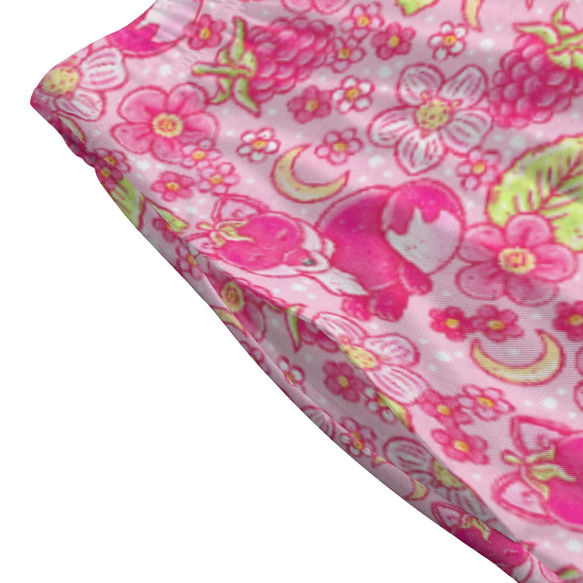 Fruitimals - Raspberry Foxes - Women's Pocket Midi Skirt