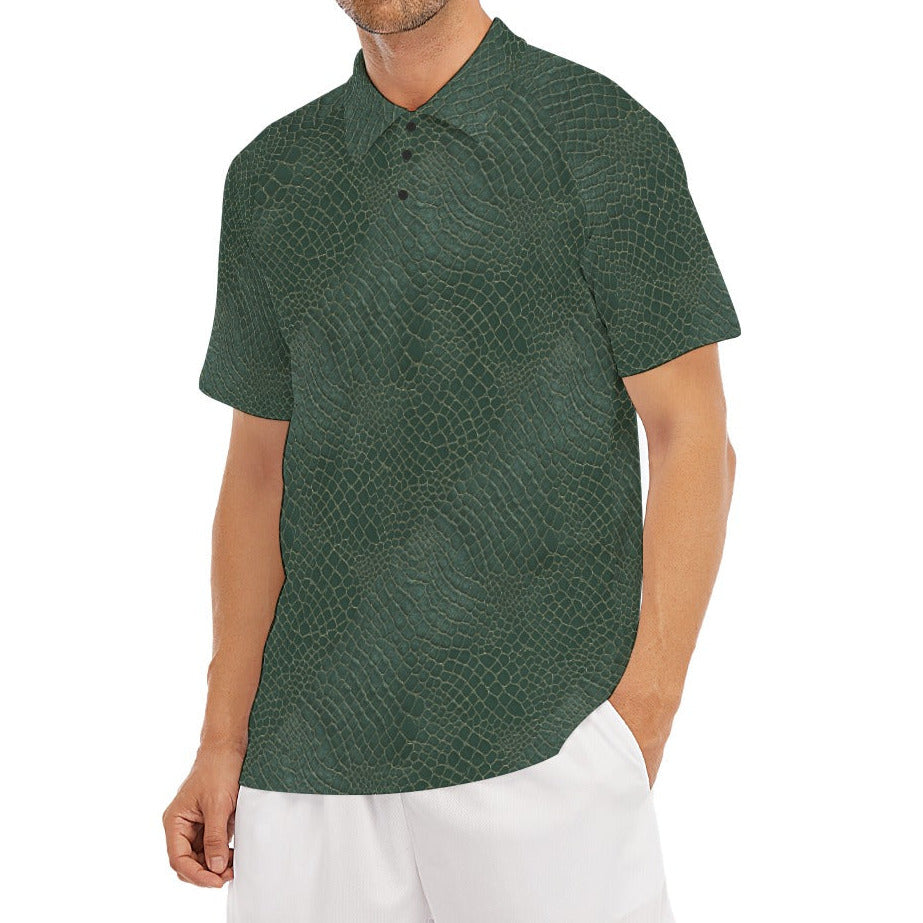 Animal Print - Alligator - Men's Polo Shirt