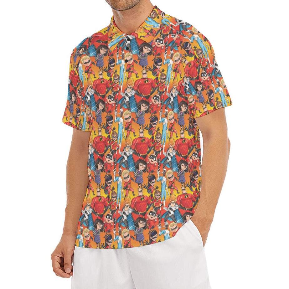 Super Squad Sketched - Men's Polo Shirt