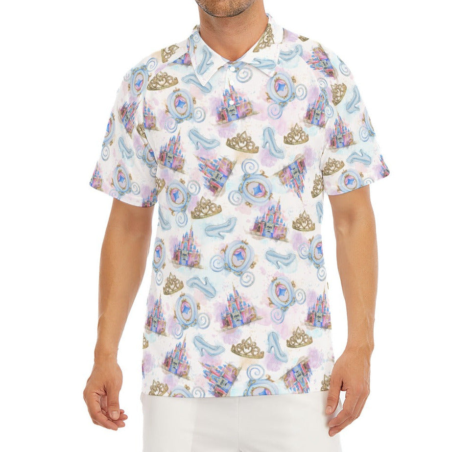 Watercolor Fairytale Fantasy - Men's Polo Shirt