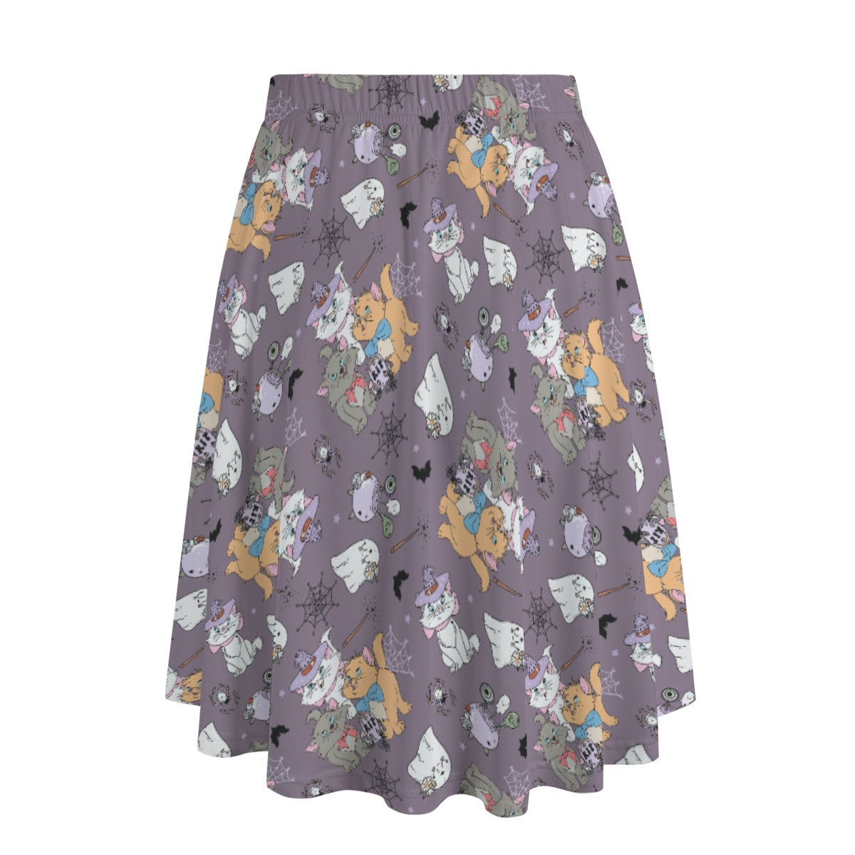 Spooky Fancy Felines - Women's Pocket Midi Skirt