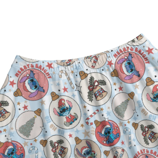 Festive Elf and Ornament Fun - Women's Pocket Midi Skirt