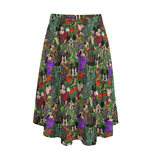 Halloween Costume Mashup - Women's Pocket Midi Skirt