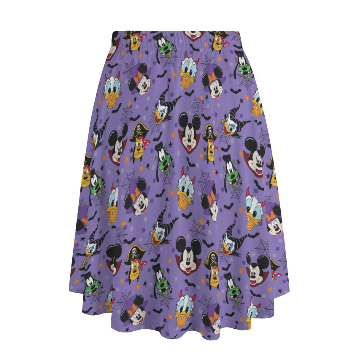Halloween Friends in Costume - Women's Pocket Midi Skirt