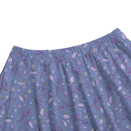 Lavender Vibes - Women's Pocket Midi Skirt