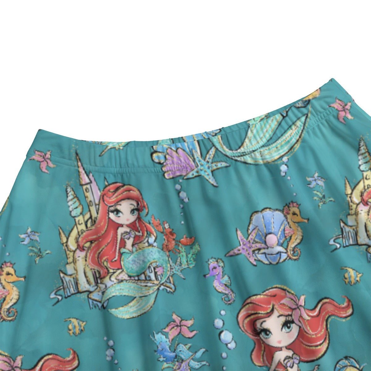 Whimsical Ocean Princess - Women's Pocket Midi Skirt