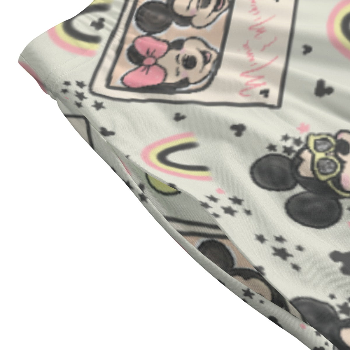 Retro Camera Mouse - Women's Pocket Midi Skirt