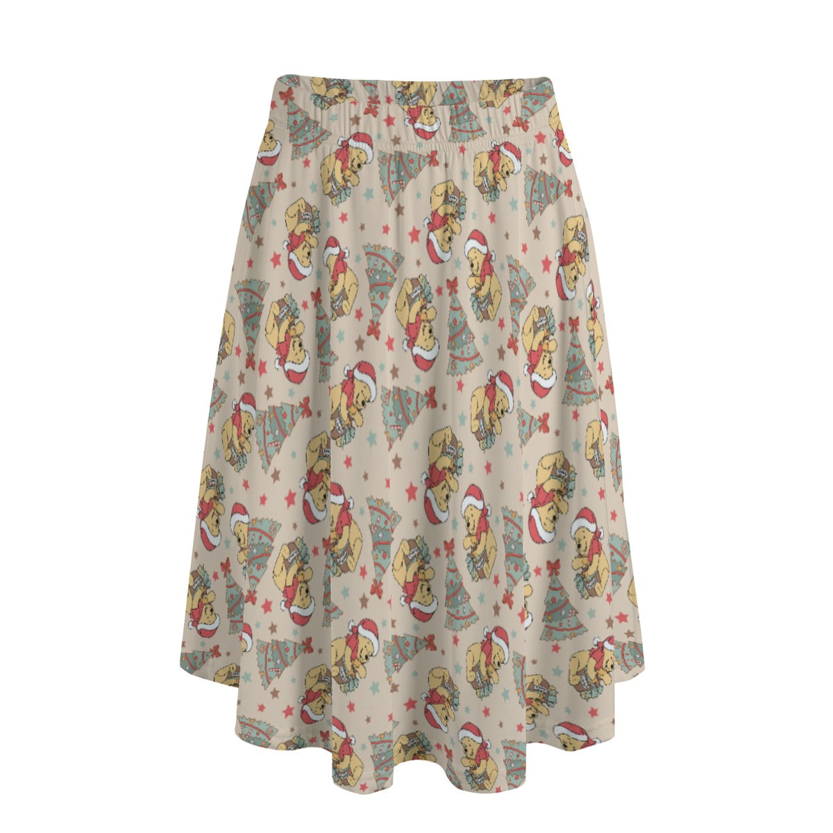 Cozy Bear Holiday Cheer - Women's Pocket Midi Skirt