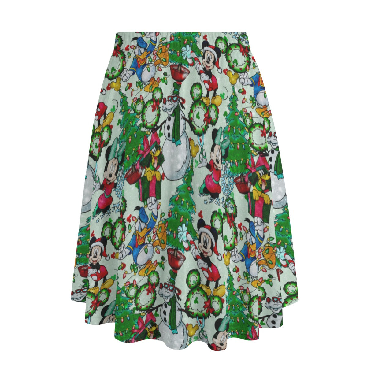 Mouse Friends Christmas Decorations - Women's Pocket Midi Skirt