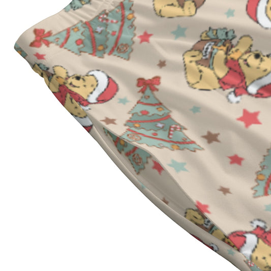 Cozy Bear Holiday Cheer - Women's Pocket Midi Skirt