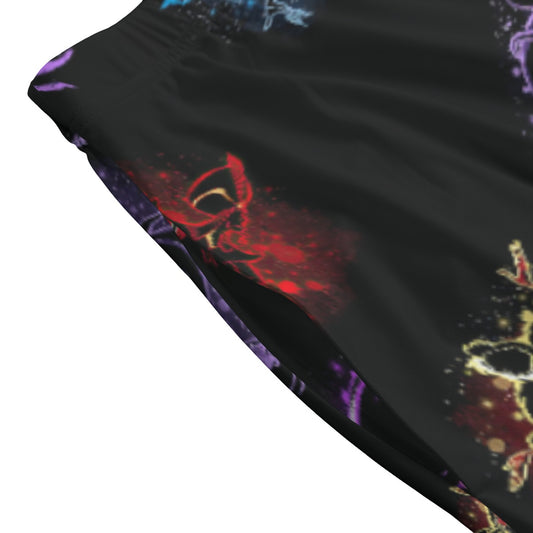 Villain Silhouettes Sparkle - Women's Pocket Midi Skirt