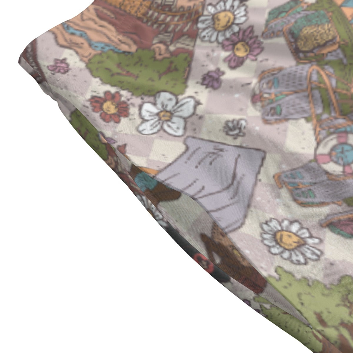 Hand Drawn AK - Women's Pocket Midi Skirt