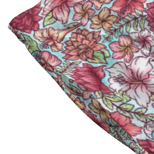 Fairytale Florals – Island Princess - Women's Pocket Midi Skirt