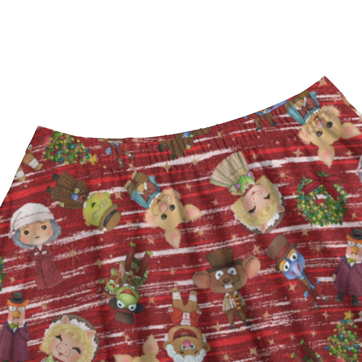 A Very Festive Puppet Christmas - Women's Pocket Midi Skirt